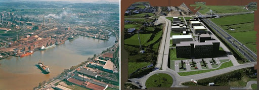 Transformación que buscaba la Reconversión Industrial (Fuente: onocentauros.com) Transformación que buscaba la Reconversión Industrial (Fuente: onocentauros.com)